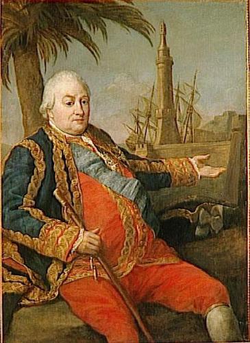 Pompeo Batoni Portrait of French Admiral